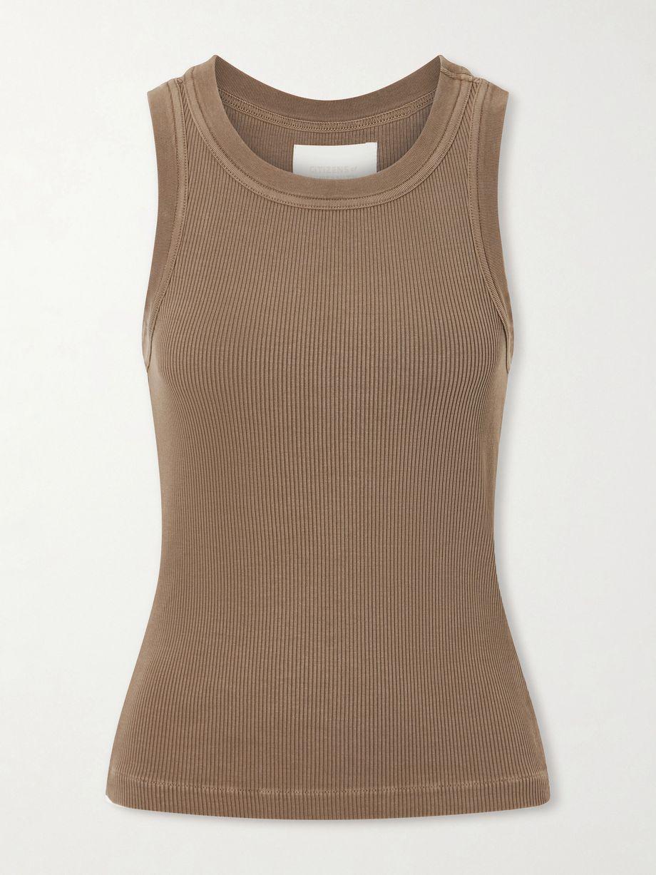 Isabel ribbed jersey tank by CITIZENS OF HUMANITY