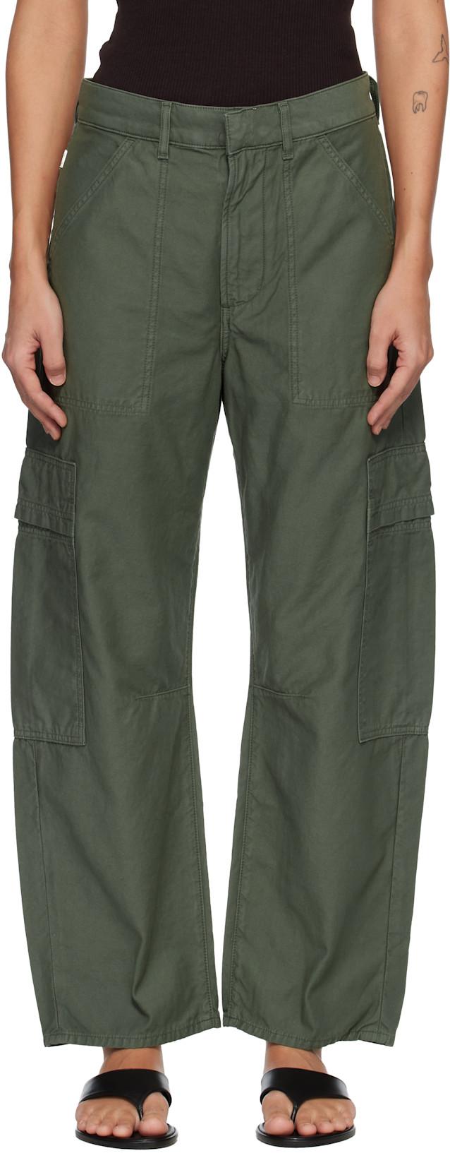 Khaki Marcelle Cargo Pants by CITIZENS OF HUMANITY