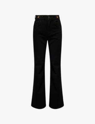 Kimberly Flared-Leg Horsebit-Trim Denim Jeans by CITIZENS OF HUMANITY