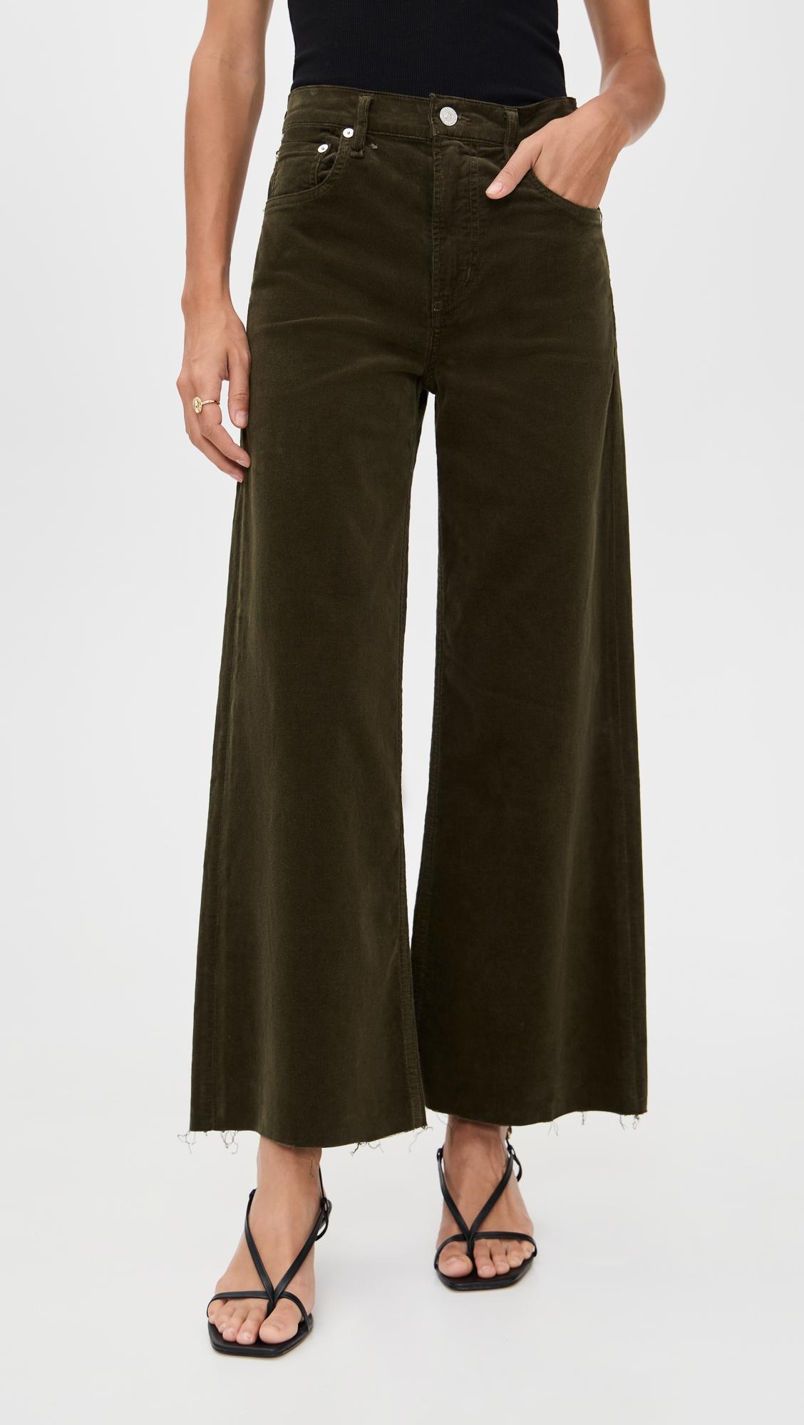 Lyra Wide Leg Corduroy Crop Pants by CITIZENS OF HUMANITY