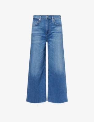 Lyra Wide-Leg Crop Stretch-Denim Jeans by CITIZENS OF HUMANITY