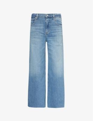 Lyra raw-cuff high-rise stretch-denim blend jeans by CITIZENS OF HUMANITY