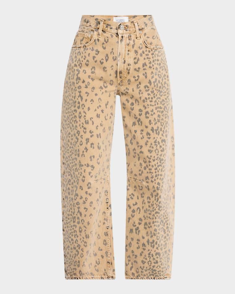 Miro Cheetah-Print Relaxed Jeans by CITIZENS OF HUMANITY