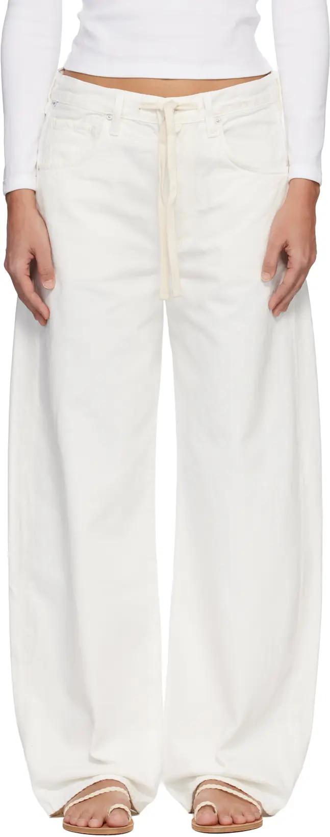 Off-White Brynn Drawstring Jeans by CITIZENS OF HUMANITY