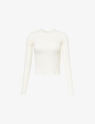 Pilar Waffle Crewneck Cotton-Jersey Top by CITIZENS OF HUMANITY