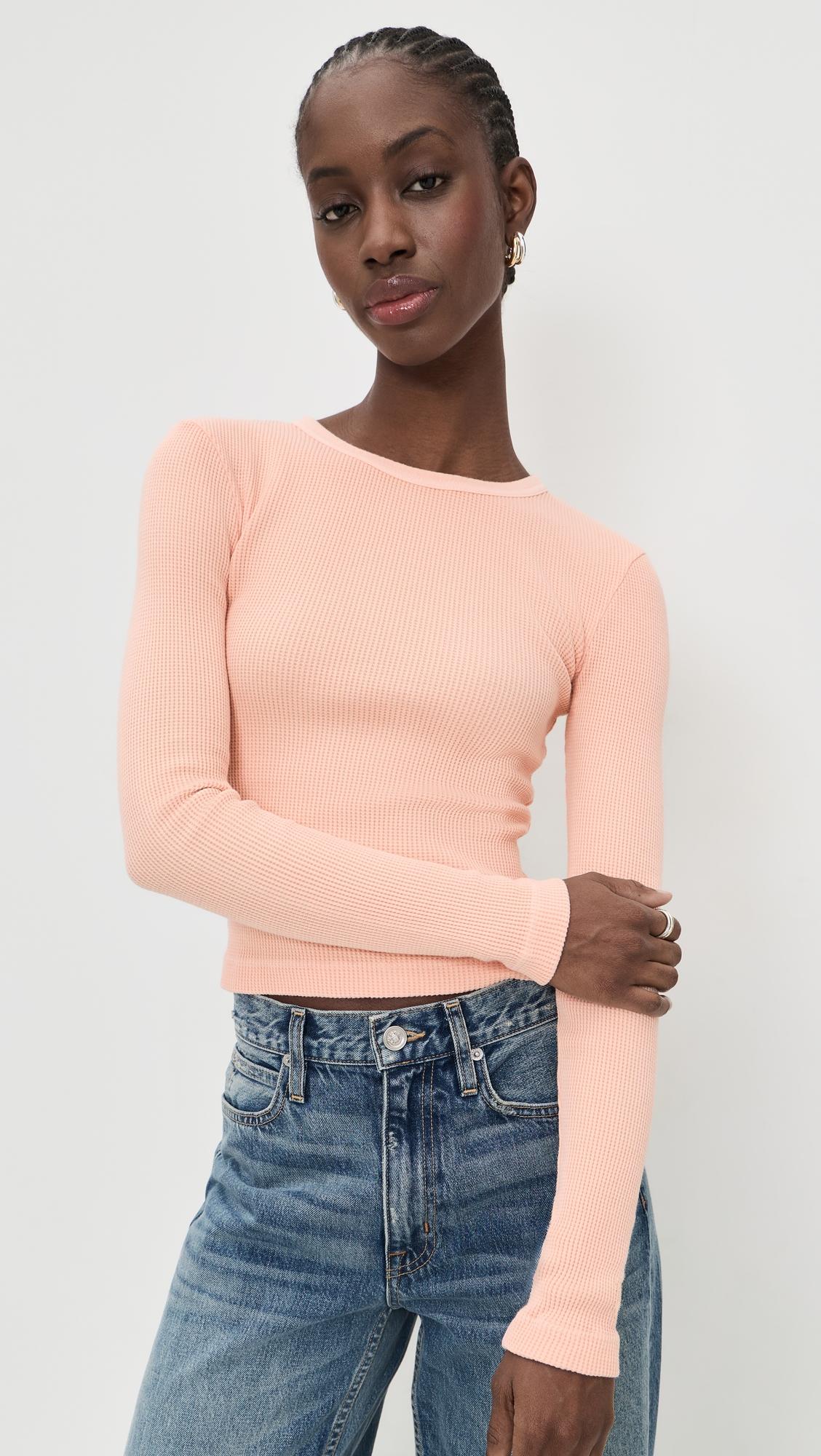 Pilar Waffle Crewneck Top by CITIZENS OF HUMANITY