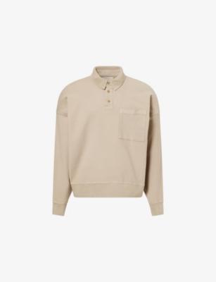 Rugby Long-Sleeve Cotton-Jersey Polo Top by CITIZENS OF HUMANITY
