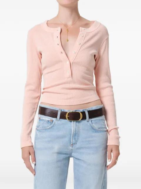 Varra ribbed Henley long-sleeve t-shirt by CITIZENS OF HUMANITY