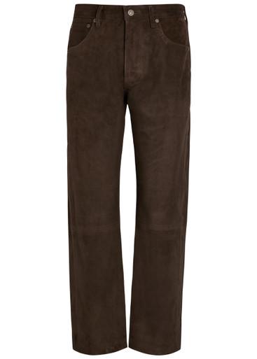 Winslow straight-leg suede trousers by CITIZENS OF HUMANITY