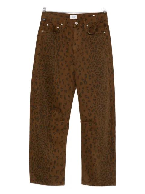 cheetah-print jeans by CITIZENS OF HUMANITY