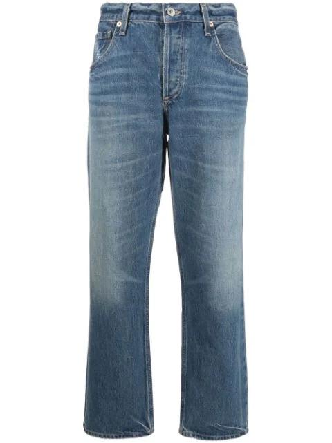 high-rise straight-leg jeans by CITIZENS OF HUMANITY