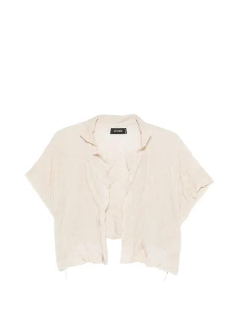 crinkled cardigan by CIVIDINI