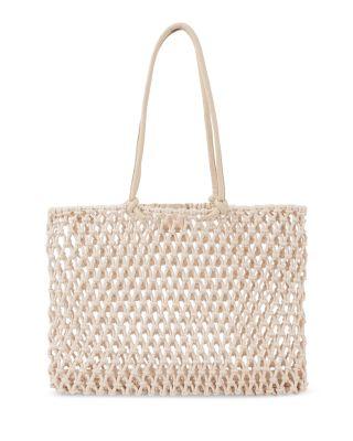 Sandy Woven Tote - Exclusive by CLARE V.