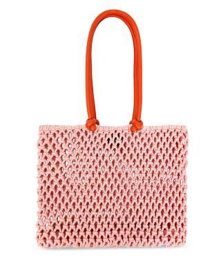 Sandy Woven Tote - Exclusive by CLARE V.