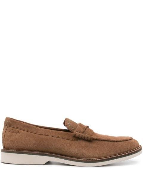 Atticus LTSlip suede loafers by CLARKS