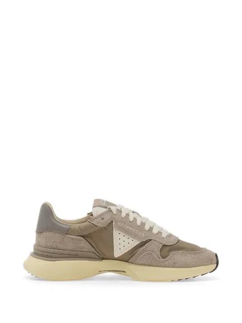 Craftwick panelled lace-up sneakers by CLARKS