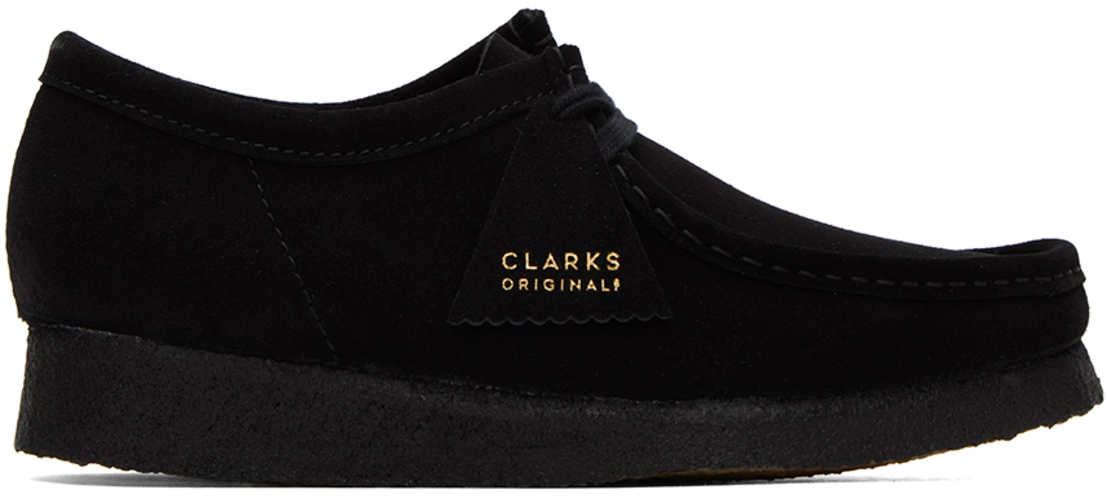 Black Wallabee Derbys by CLARKS ORIGINALS