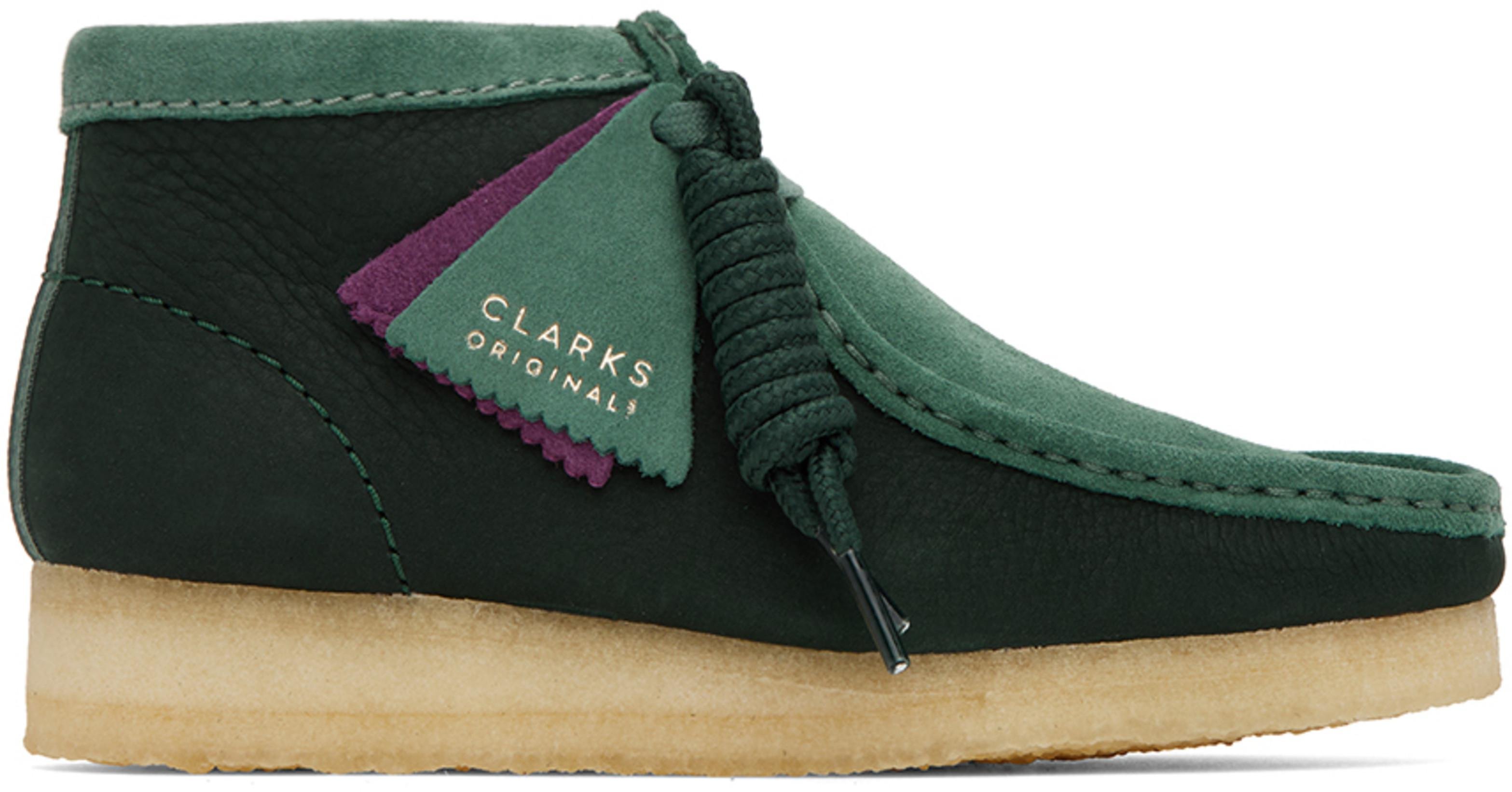 Blue Wallabee Boots by CLARKS ORIGINALS