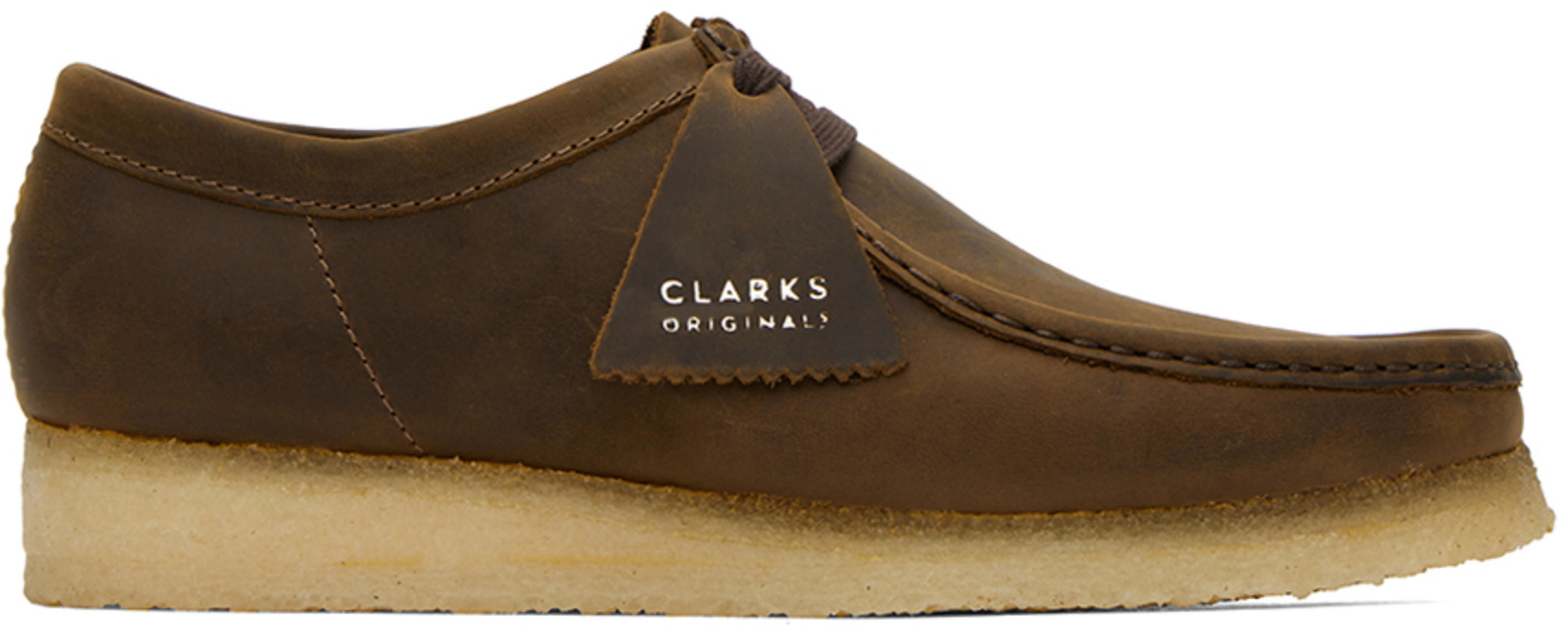 Brown Wallabee Derbys by CLARKS ORIGINALS