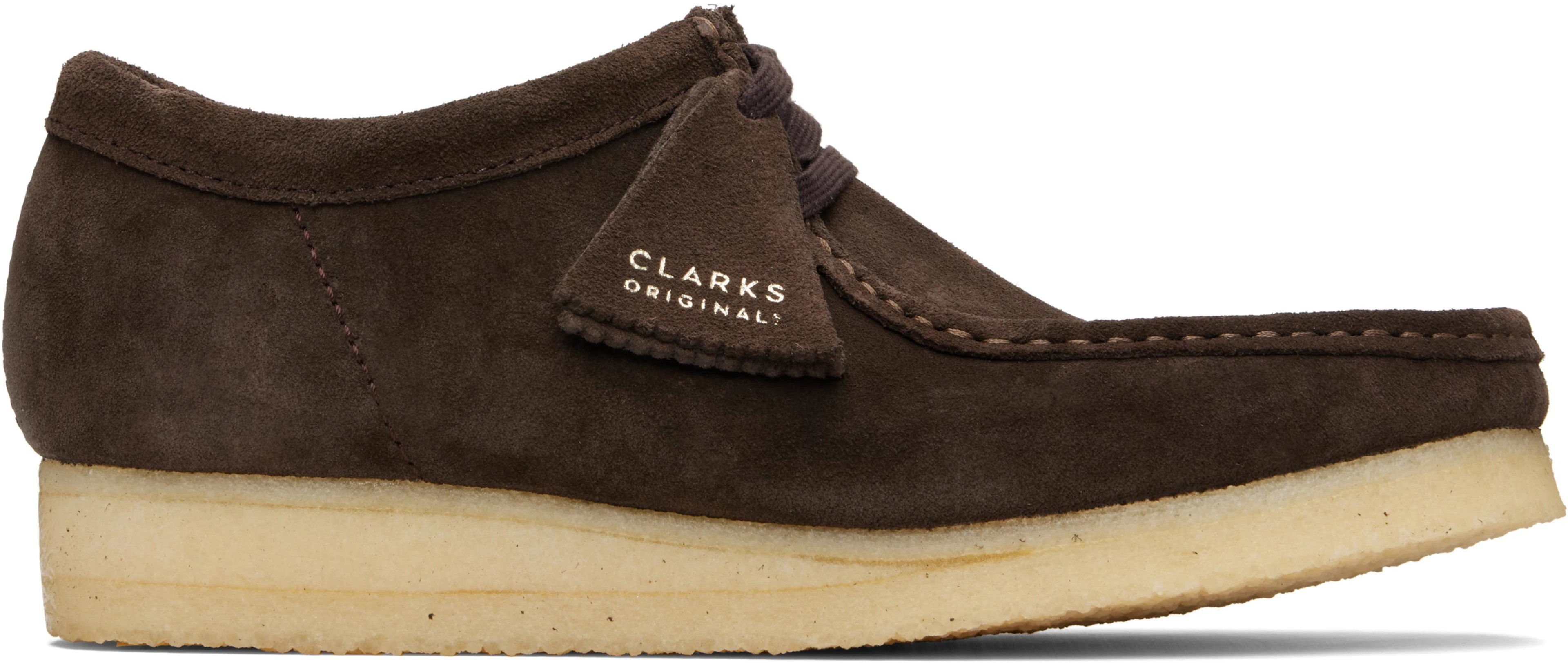 Brown Wallabee Derbys by CLARKS ORIGINALS