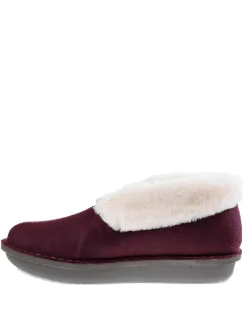 Milano faux-fur trim slippers by CLARKS ORIGINALS