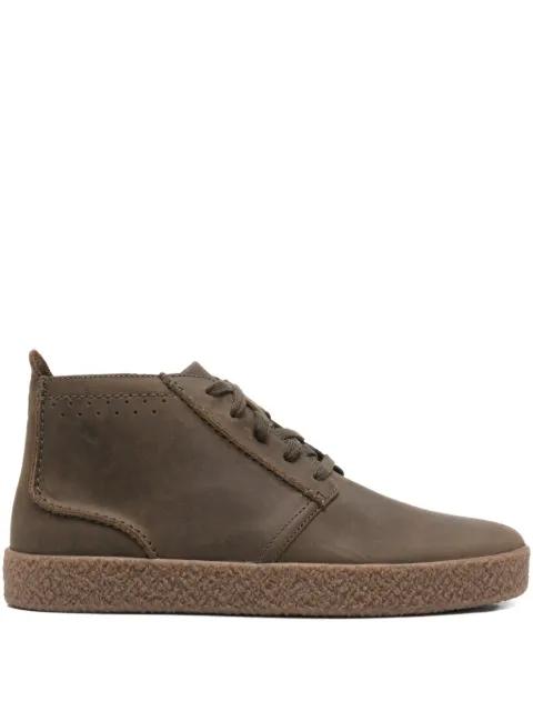 Streethill Mid lace-up leather sneakers by CLARKS ORIGINALS