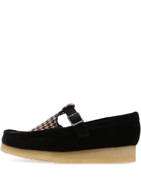 T-Bar Houndstooth Wallabee Trainers by CLARKS ORIGINALS