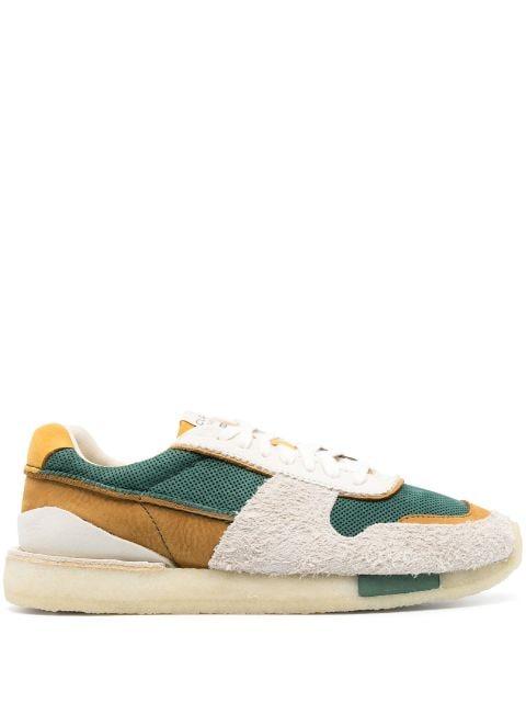colour-block low-top sneakers by CLARKS ORIGINALS