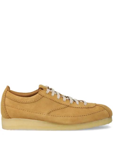 topstitched lace-up sneakers by CLARKS ORIGINALS