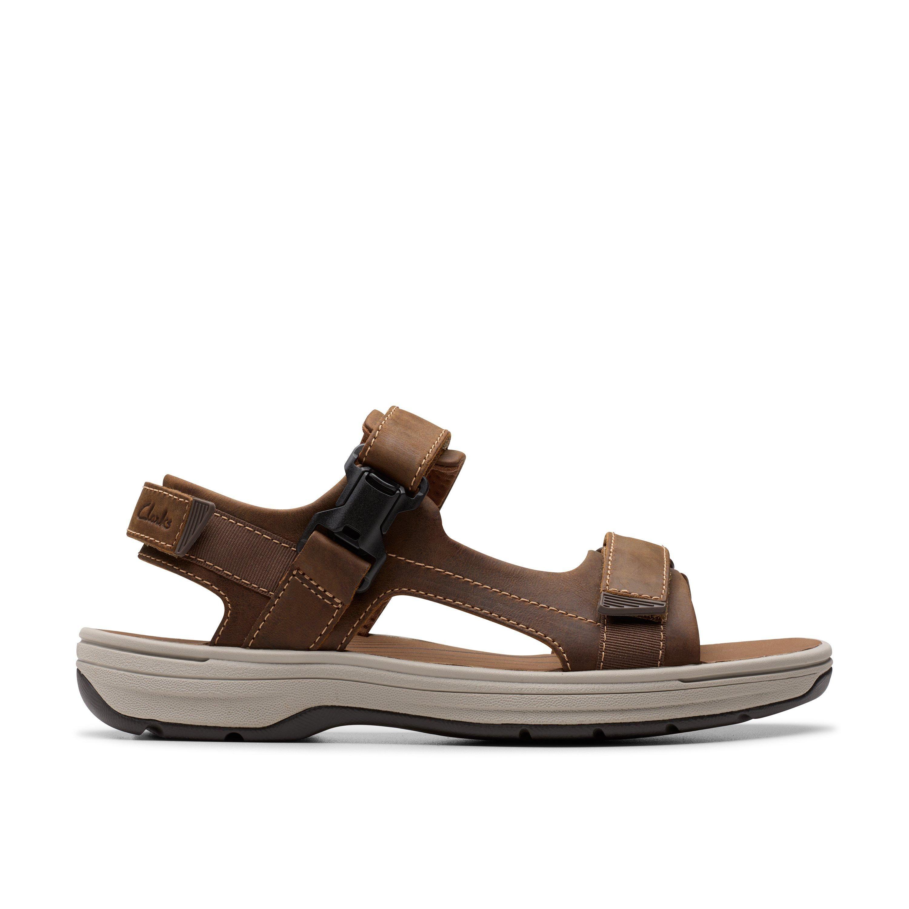 Saltway Edge Light Tan Leather by CLARKS