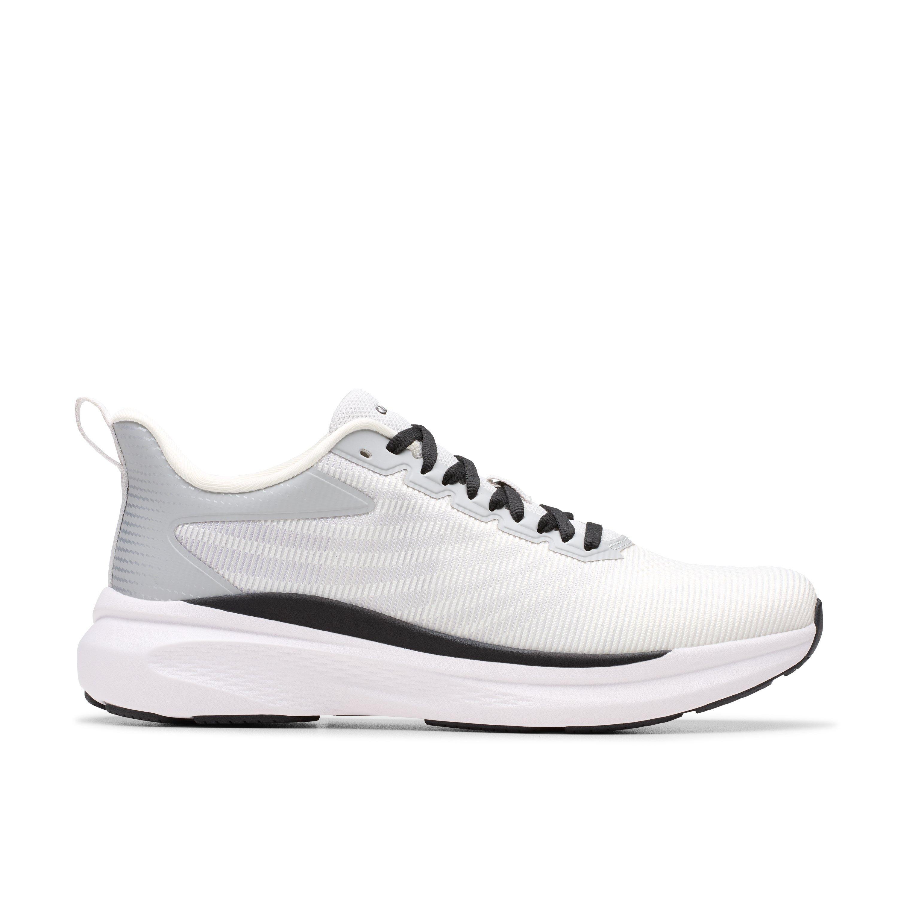 Sprint Lace White Trainers by CLARKS