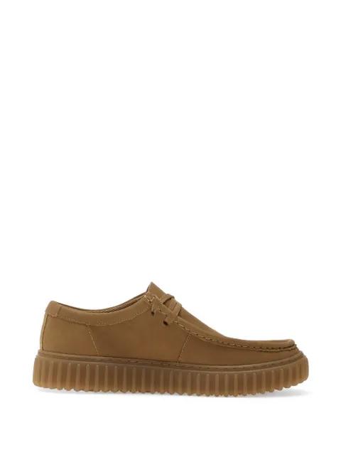 Torhill Lo ridged-sole sneakers by CLARKS