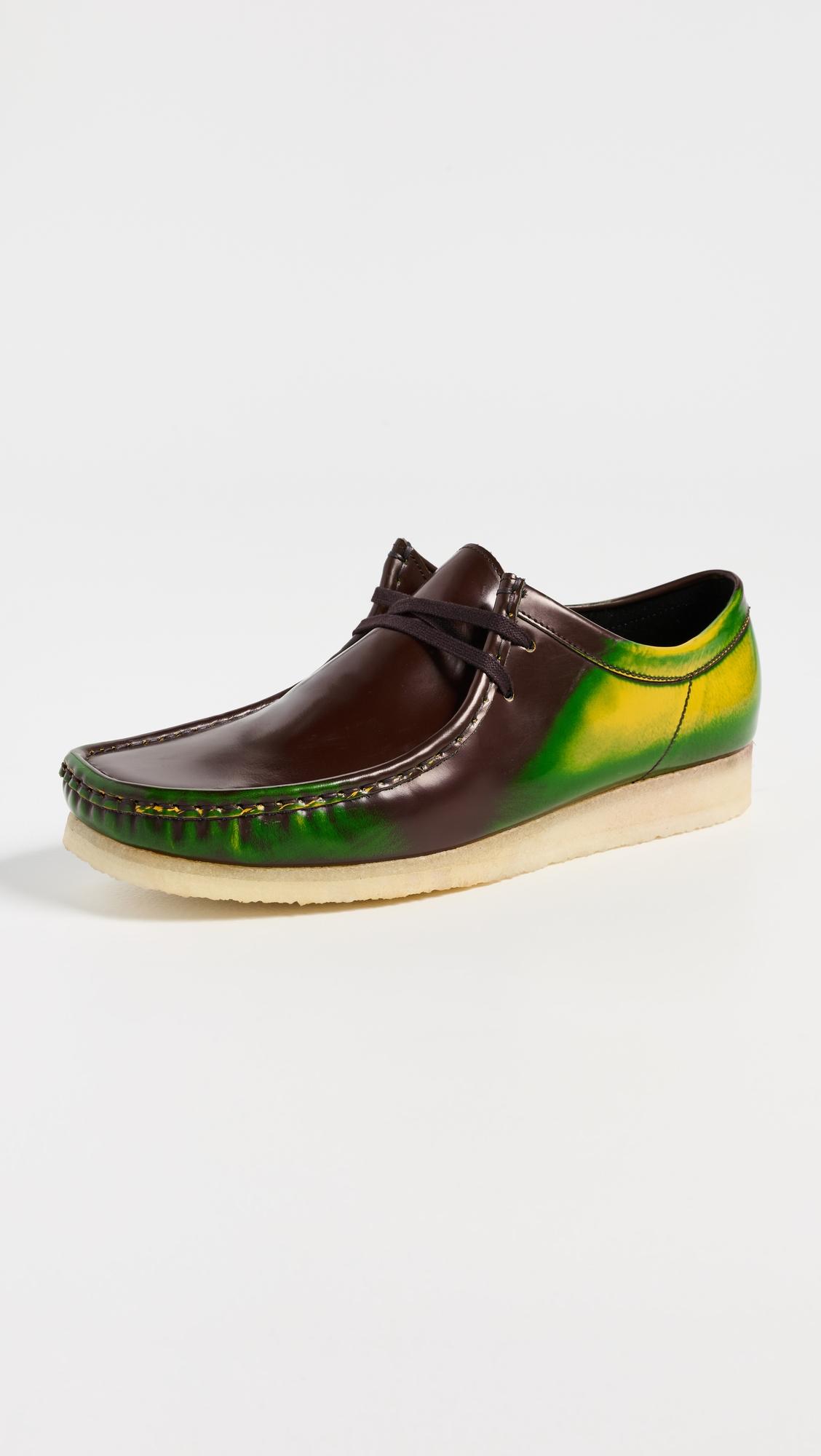 Wallabee Brush Off Leather Shoes by CLARKS