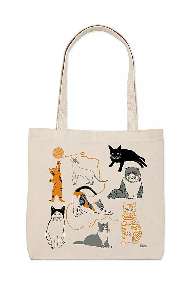 Claudia Pearson Cat Tote Bag by CLAUDIA PEARSON | FREE PEOPLE