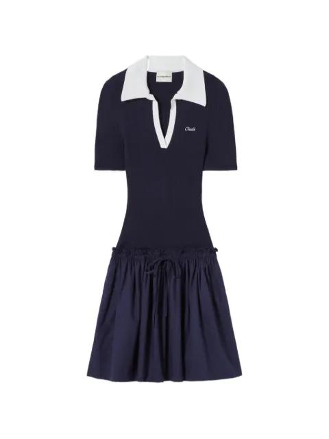 A-line V-neck mini dress by CLAUDIE PIERLOT