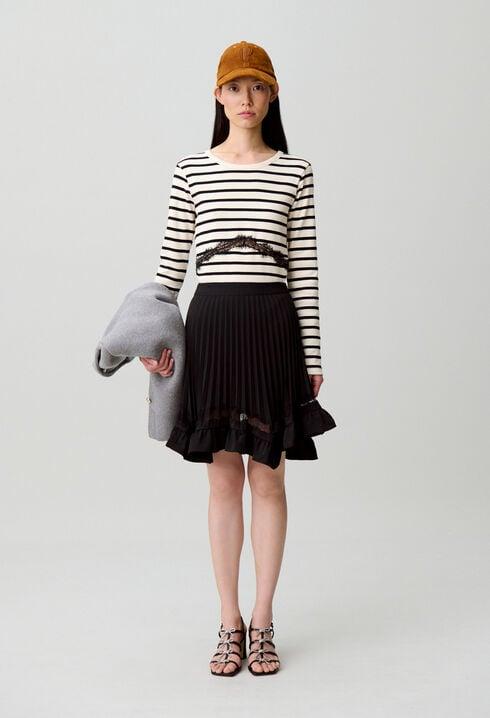 Asymmetric lace skirt by CLAUDIE PIERLOT