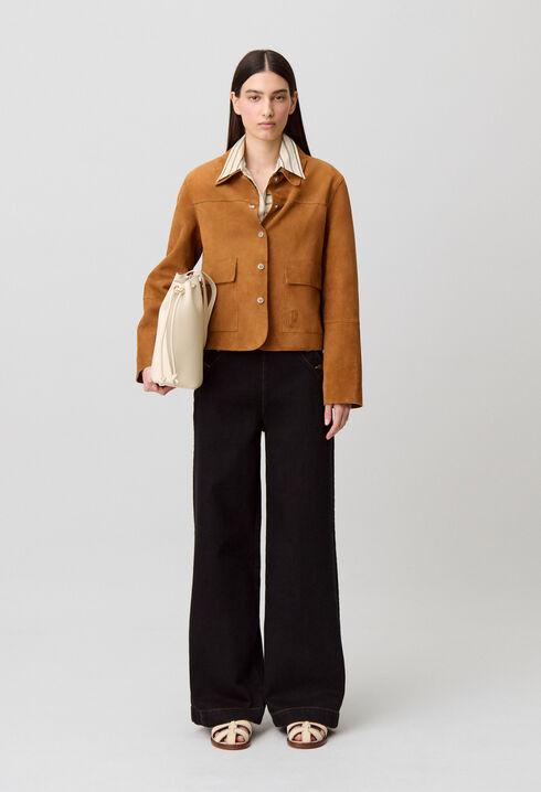 Black denim sailor jeans by CLAUDIE PIERLOT