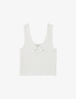 Bow-Embroidered Round-Neck Knitted Tank Top by CLAUDIE PIERLOT