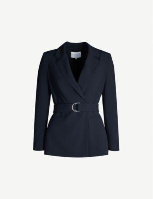 Buckled regular-fit crepe blazer by CLAUDIE PIERLOT