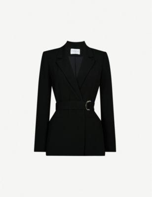 Buckled regular-fit crepe blazer by CLAUDIE PIERLOT