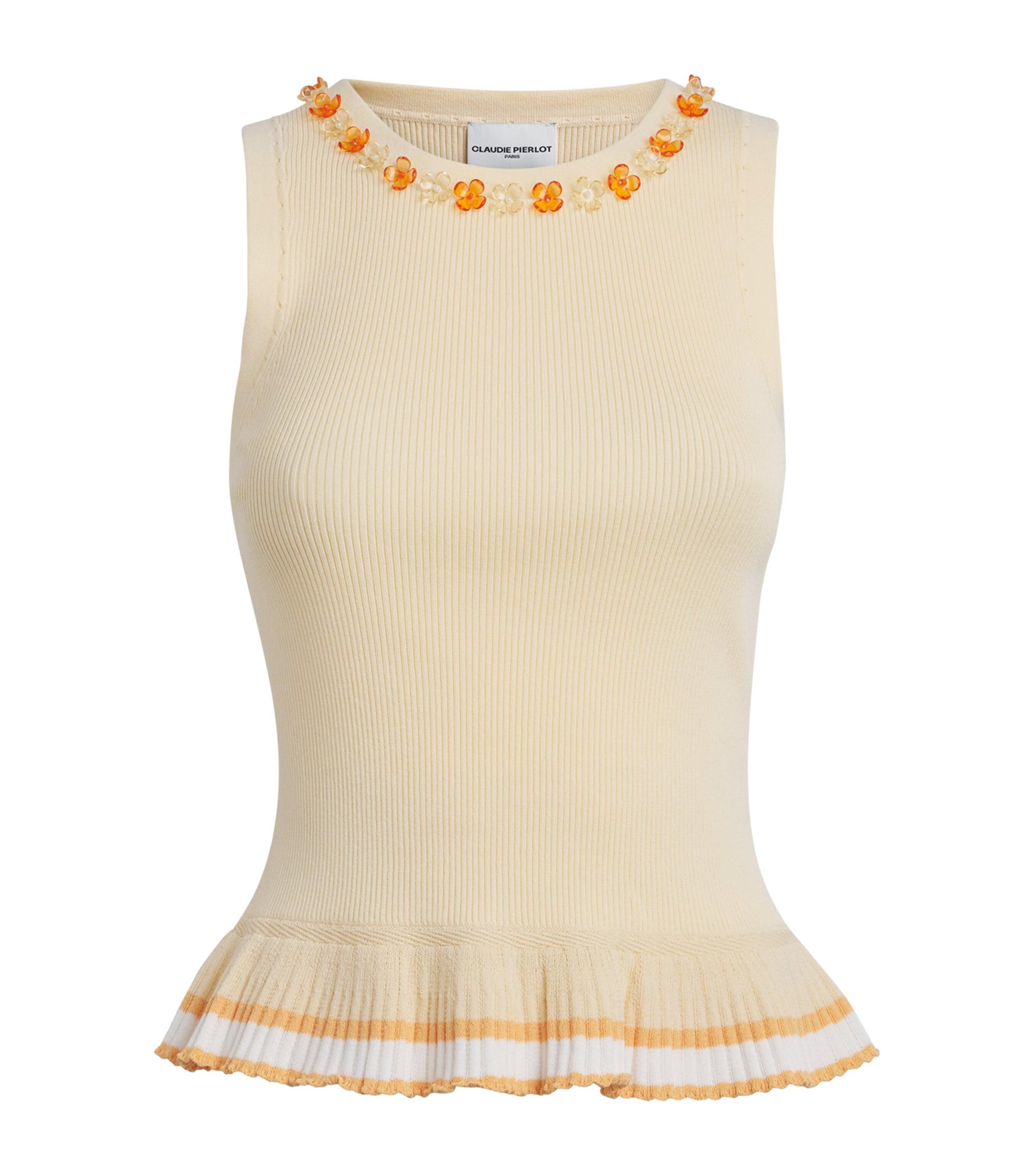 Claudie Pierlot Embellished Tank Top by CLAUDIE PIERLOT