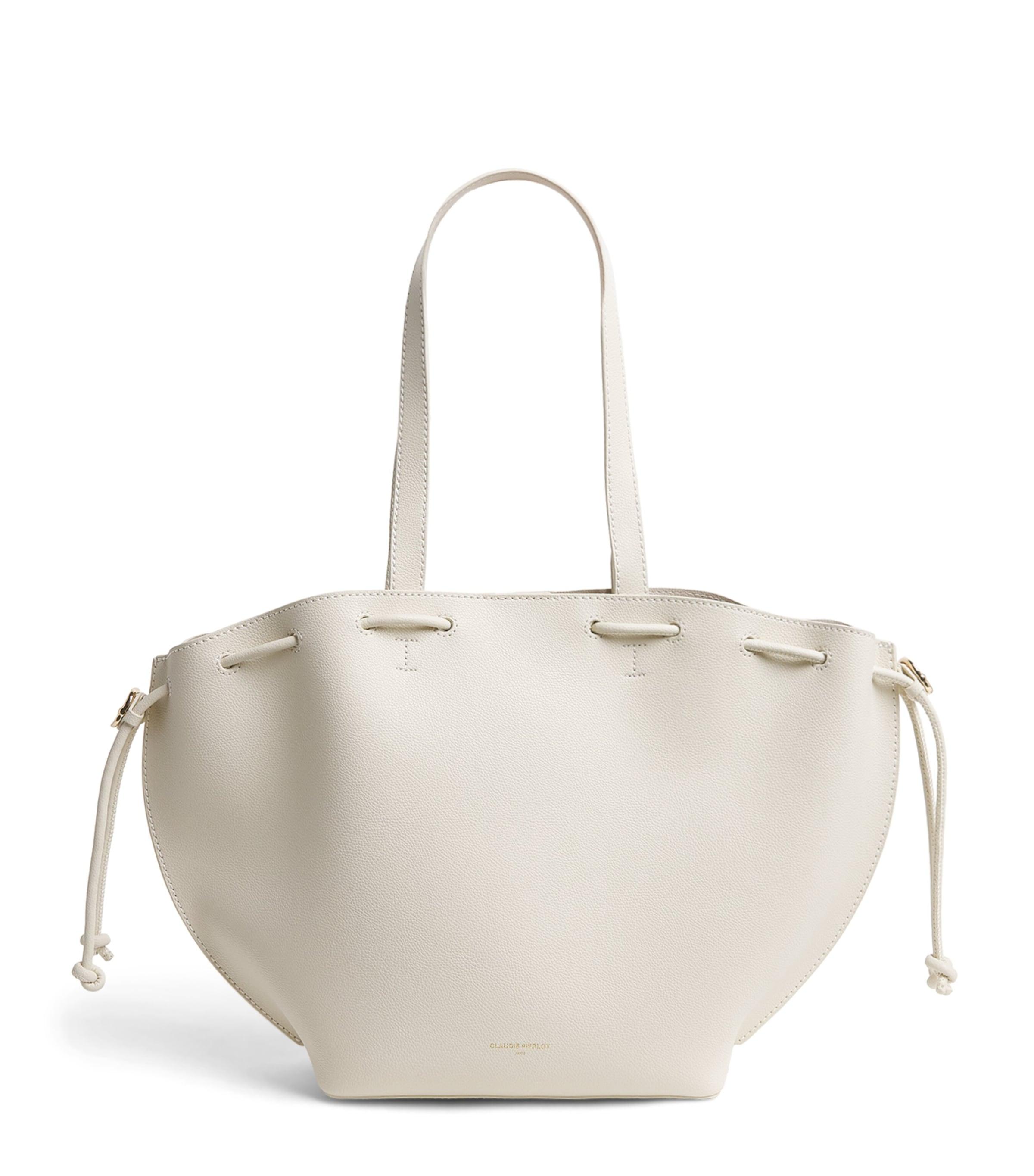 Claudie Pierlot Grained Leather Alban Tote Bag by CLAUDIE PIERLOT