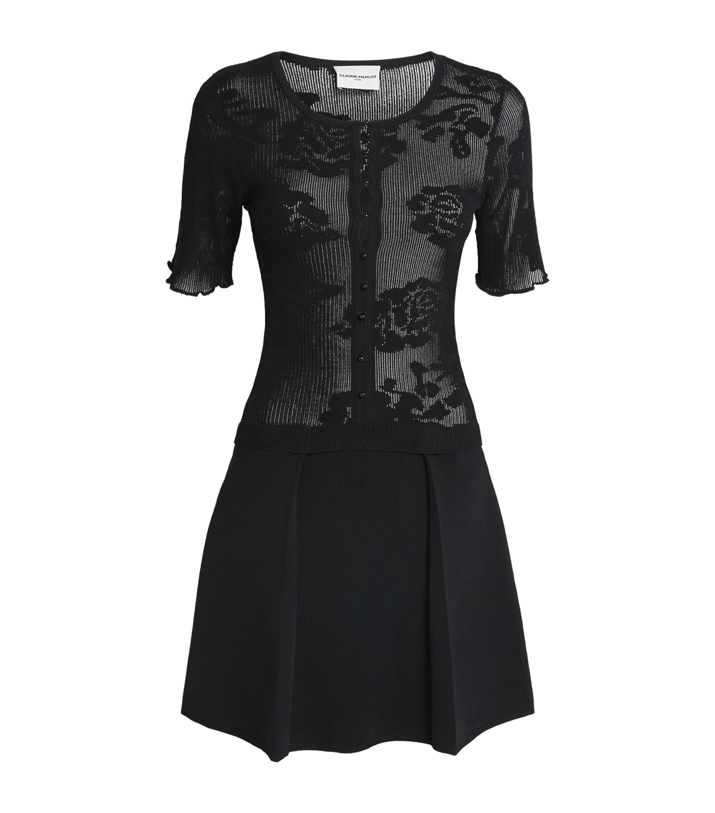 Claudie Pierlot Knitted Mini Dress by CLAUDIE PIERLOT