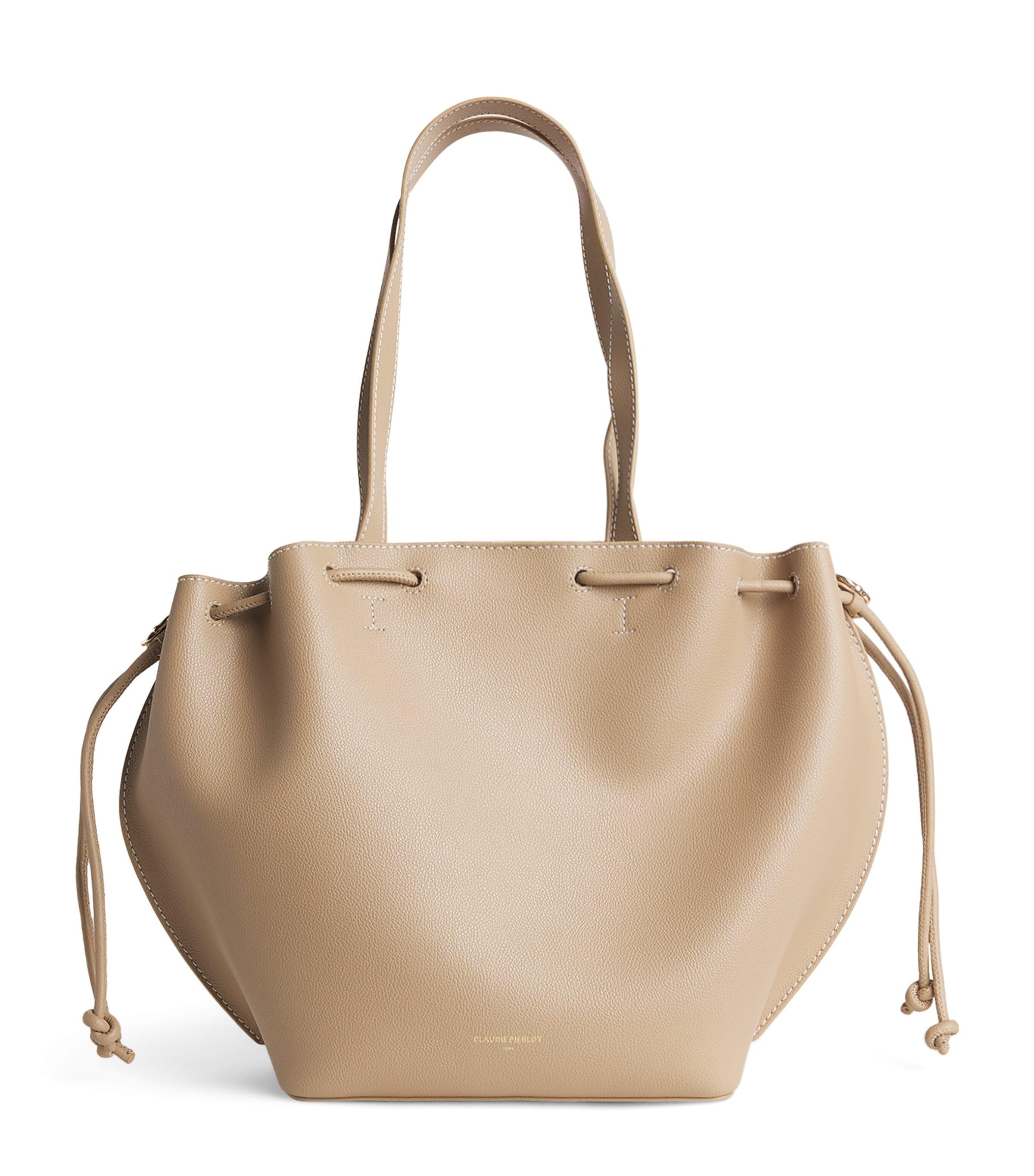 Claudie Pierlot Leather Alban Tote Bag by CLAUDIE PIERLOT