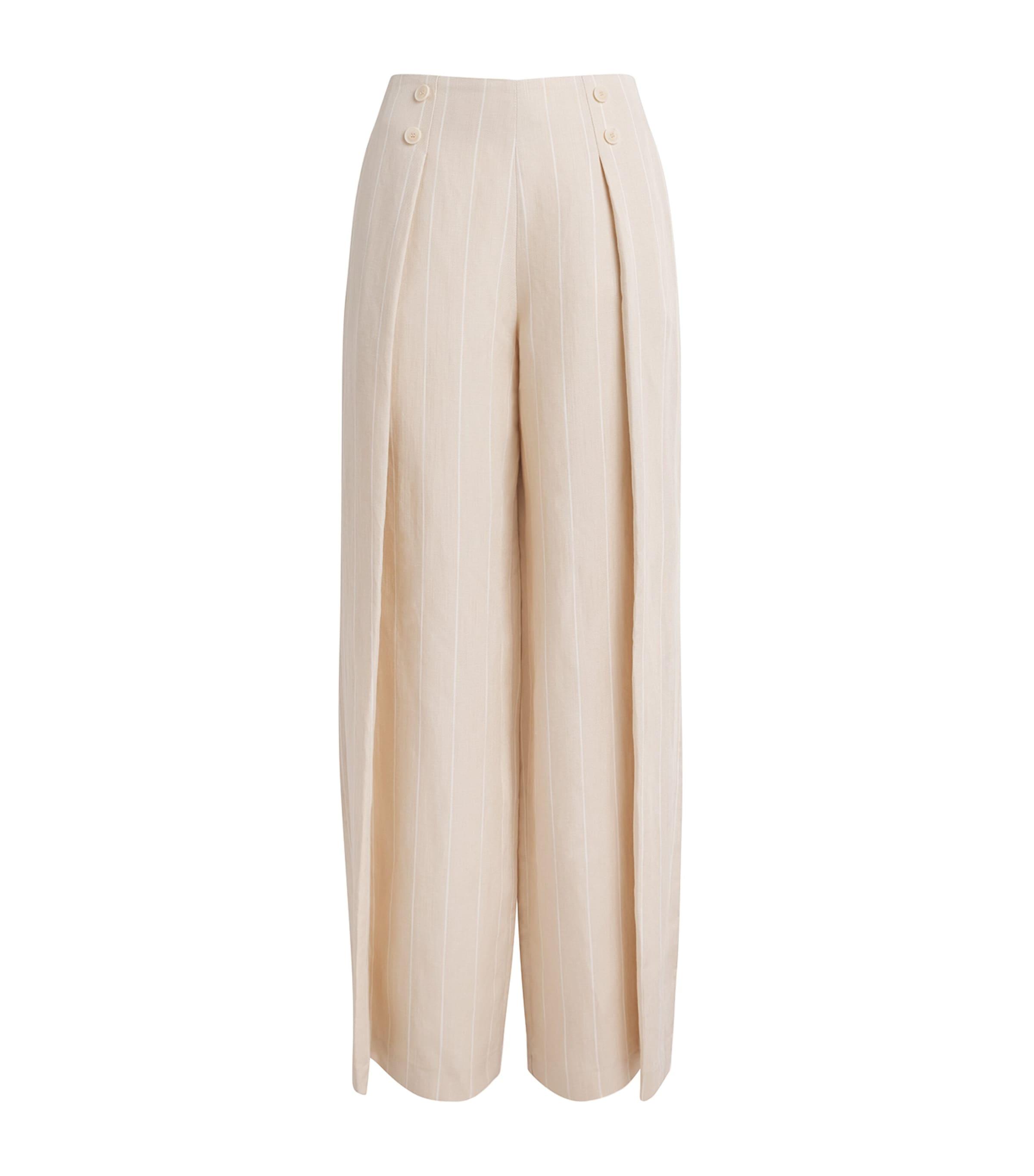 Claudie Pierlot Pleated Wide-Leg Trousers by CLAUDIE PIERLOT
