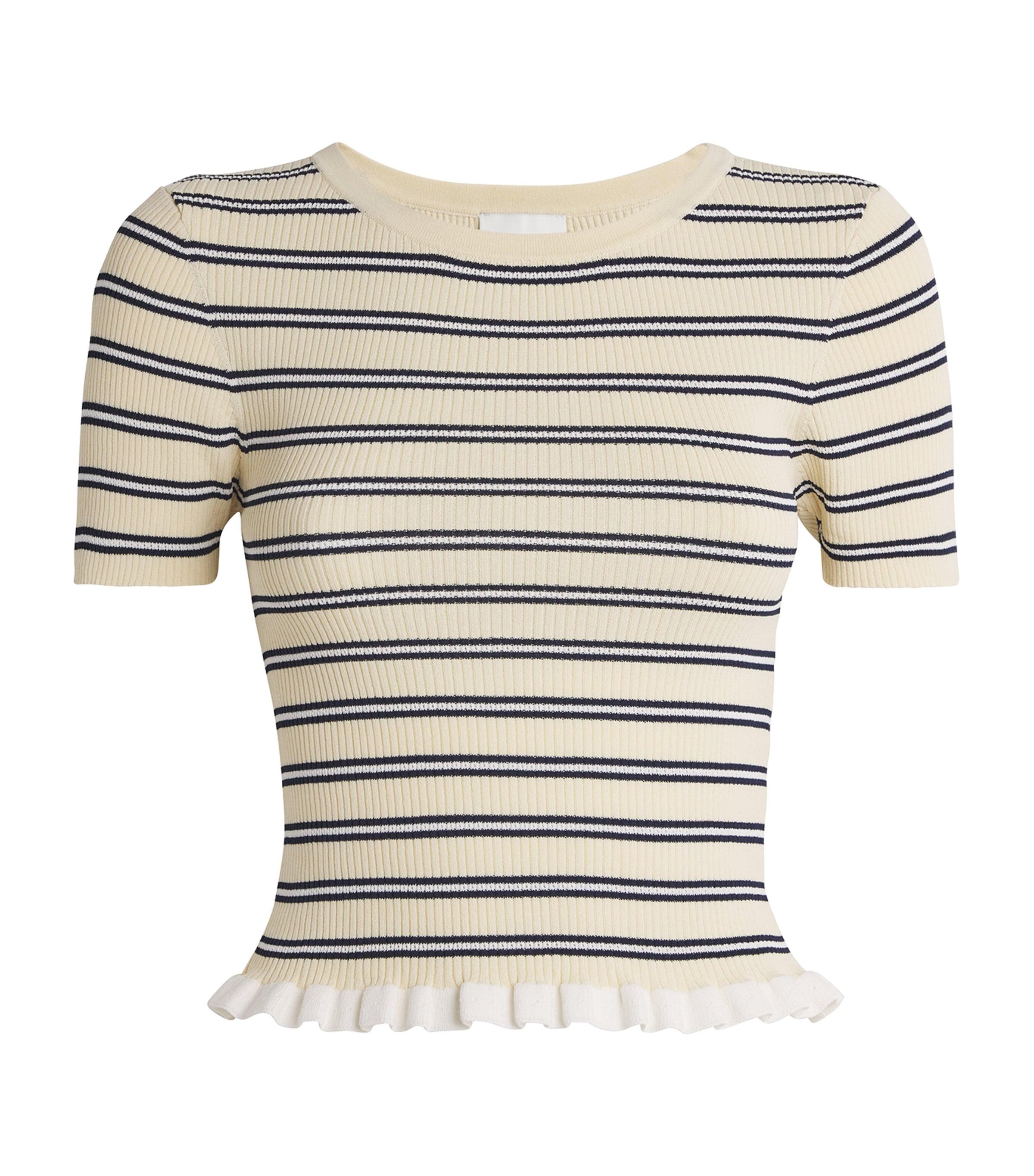 Claudie Pierlot Ribbed Stripe Top by CLAUDIE PIERLOT