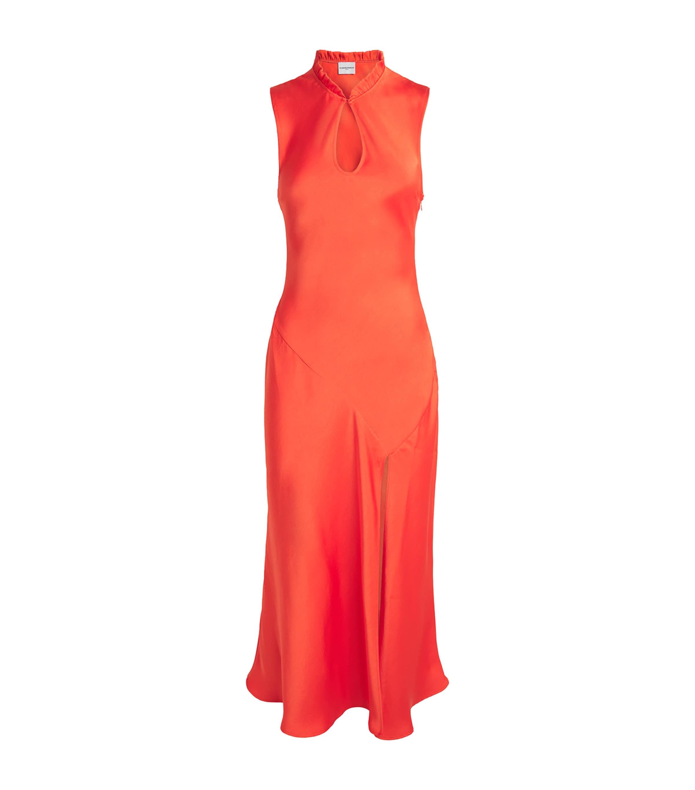 Claudie Pierlot Satin Midi Dress by CLAUDIE PIERLOT