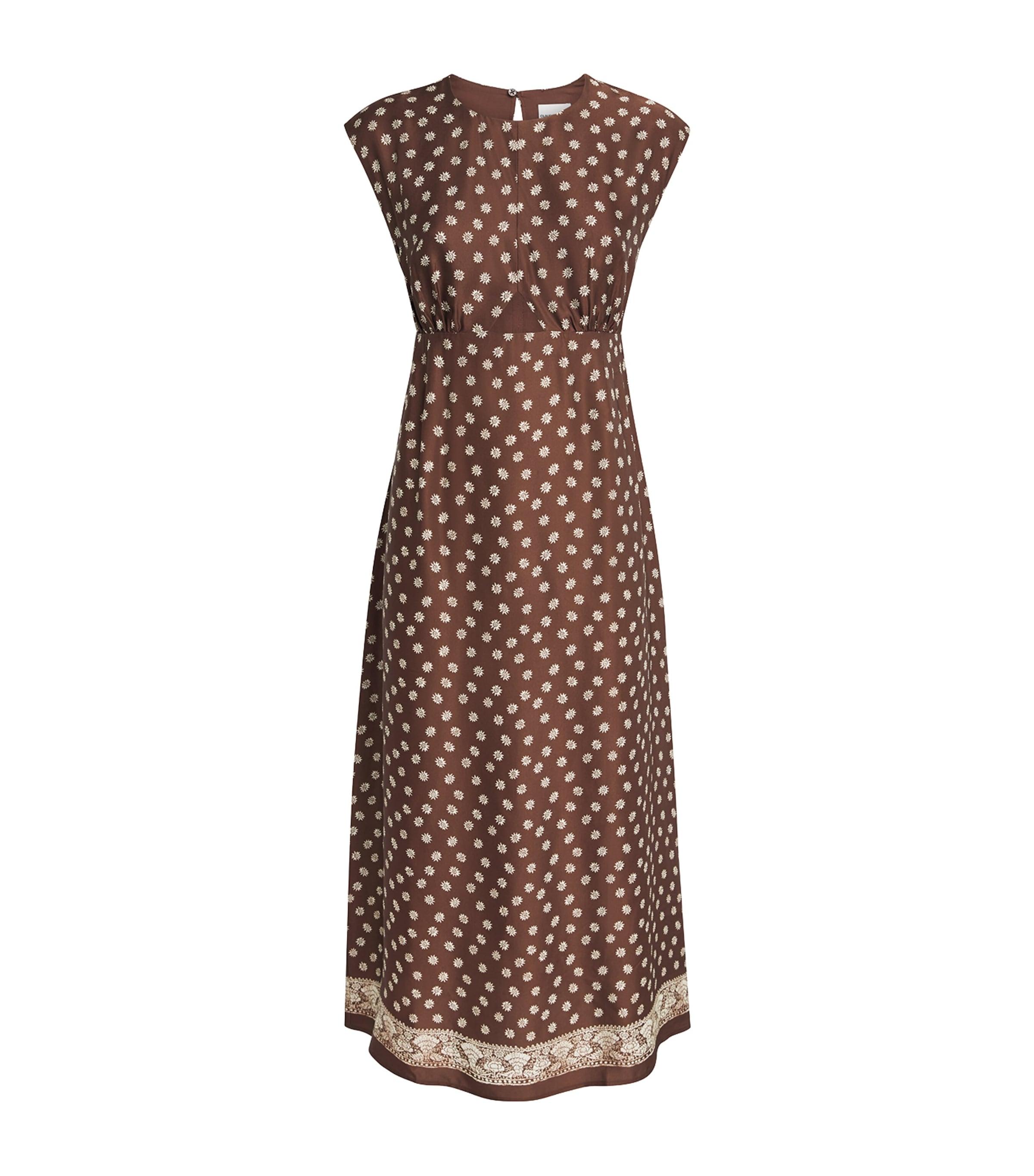 Claudie Pierlot Satin Printed Maxi Dress by CLAUDIE PIERLOT