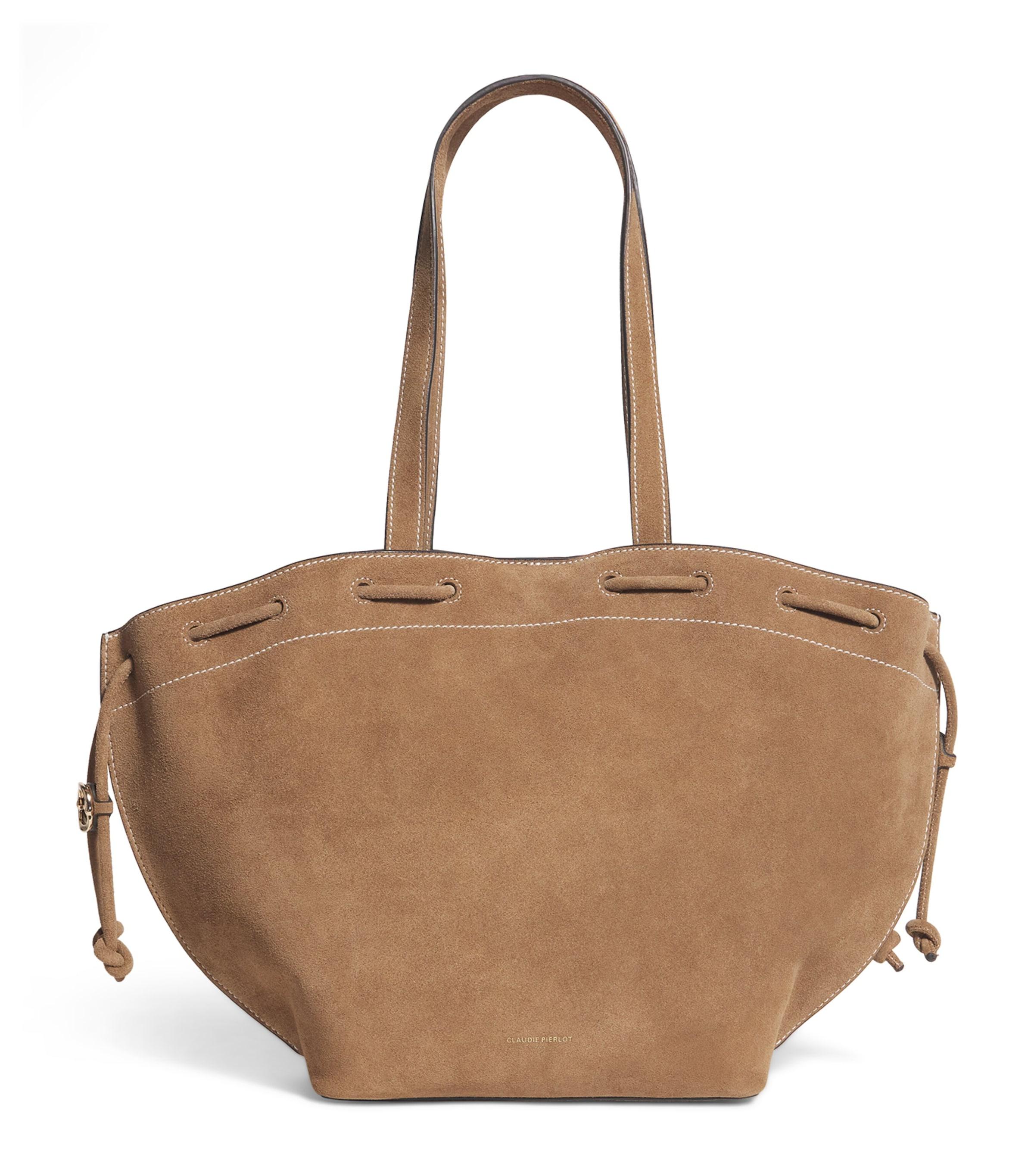Claudie Pierlot Suede Alban Tote Bag by CLAUDIE PIERLOT