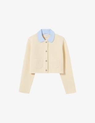 Collared Button-Down Knitted Cardigan by CLAUDIE PIERLOT